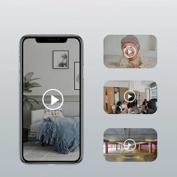 Marcherelle™ – Caméra de Surveillance Sans Fil 1080p Vision Nocturne & Détection de Mouvement