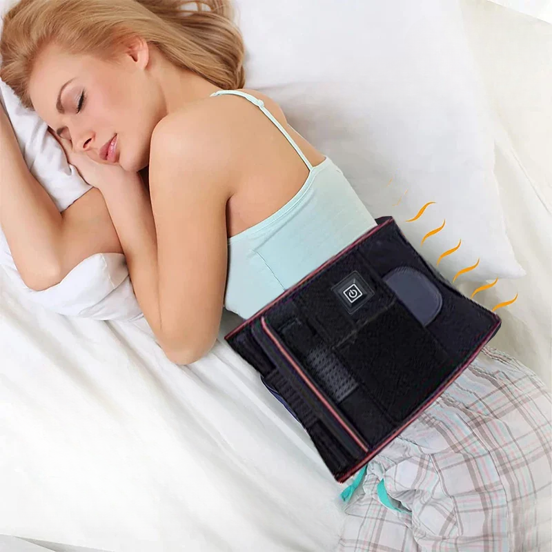Marcherelle™ – Ceinture Chauffante Dos Ajustable avec 3 Niveaux de Chaleur