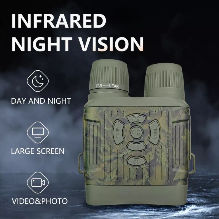 Marcherelle™ – Jumelles à Vision Nocturne pour Randonnée, Chasse & Observation