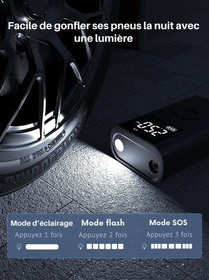 Marcherelle™ – Mini Compresseur d’Air Portable 12V Rechargeable