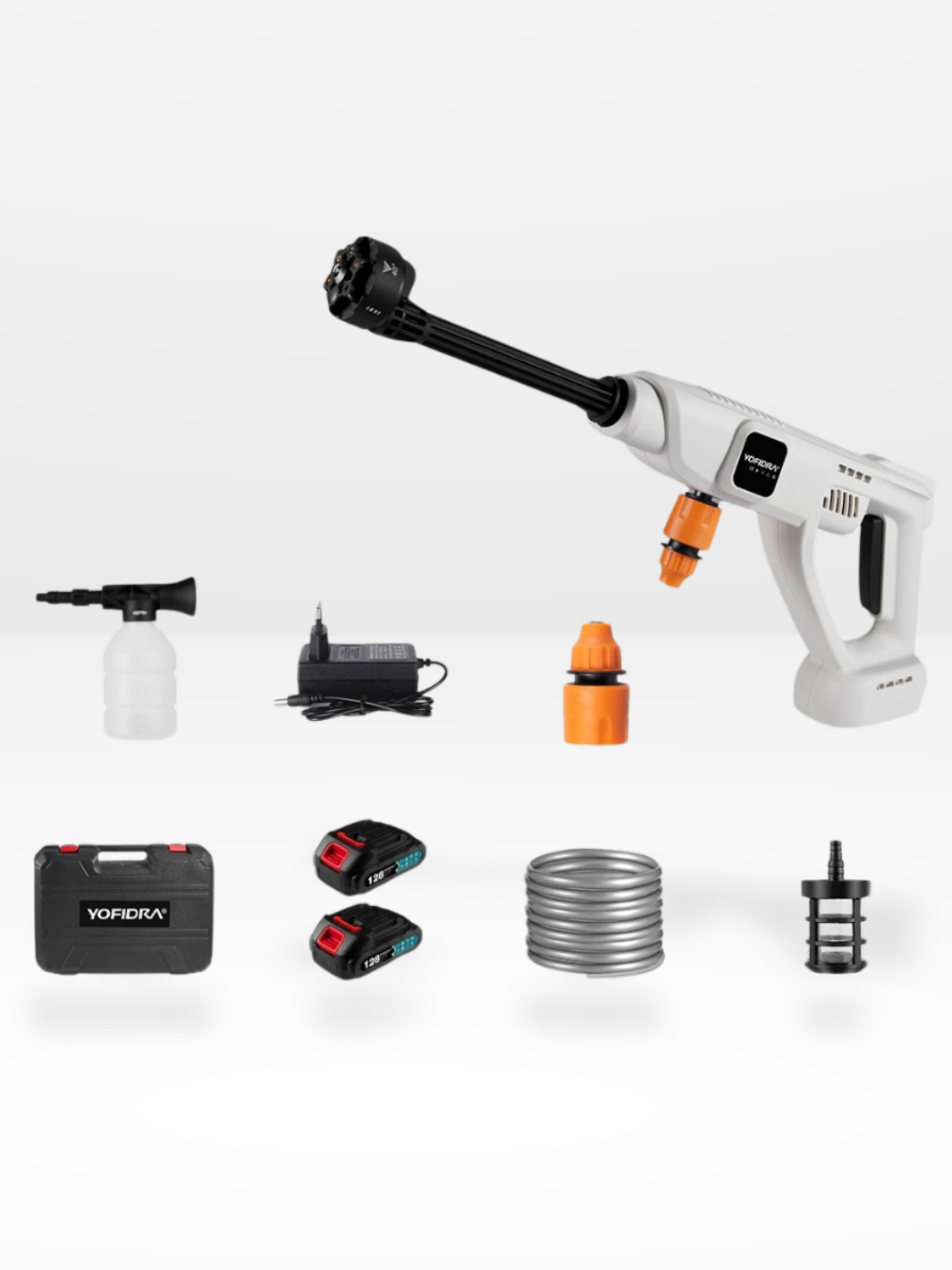 Marcherelle™ – Nettoyeur Haute Pression Sans Fil 220 Bars Multi-Accessoires