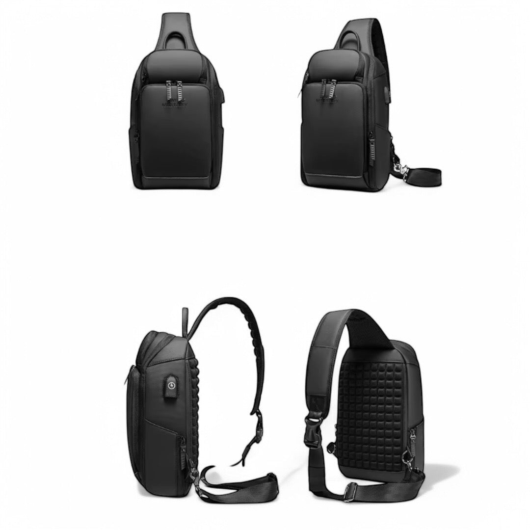 Marcherelle™ – Sac Bandoulière Antivol Imperméable avec Port USB Caché