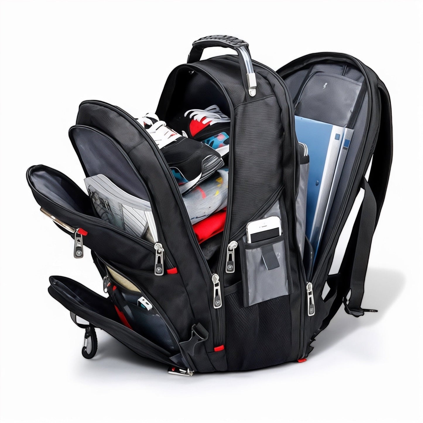 Marcherelle™ – Sac à Dos Voyage Unisex 35L Imperméable, Compartiment PC