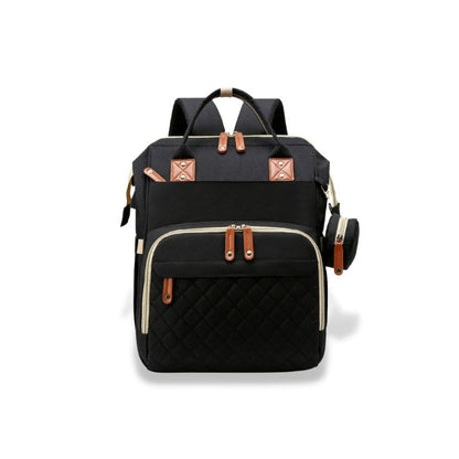 Marcherelle™ – Sac à Langer Sac à Dos 3-en-1 avec Lit Bébé Portable