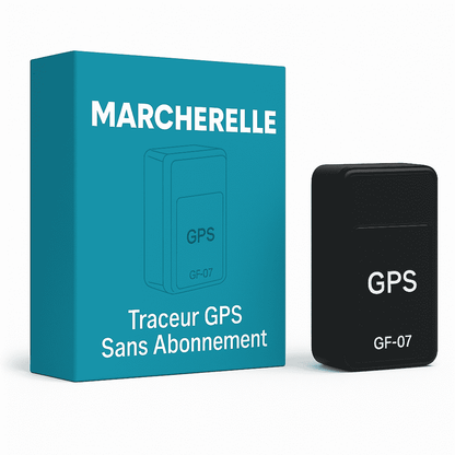 Marcherelle™ – Traceur GPS Voiture Sans Abonnement, Suivi Précis en Temps Réel