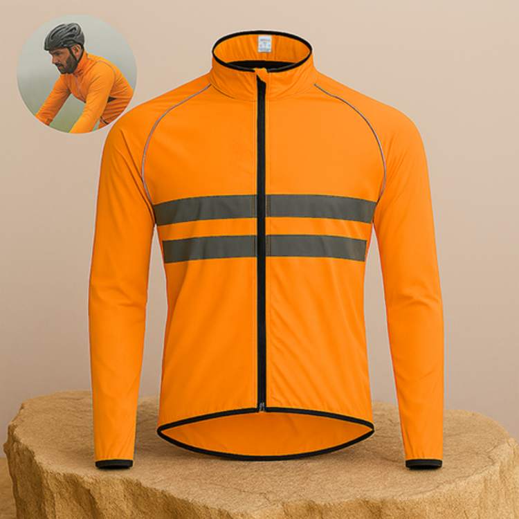 Marcherelle™ – Veste Imperméable avec Protection Coupe-Vent et Détails Réfléchissants