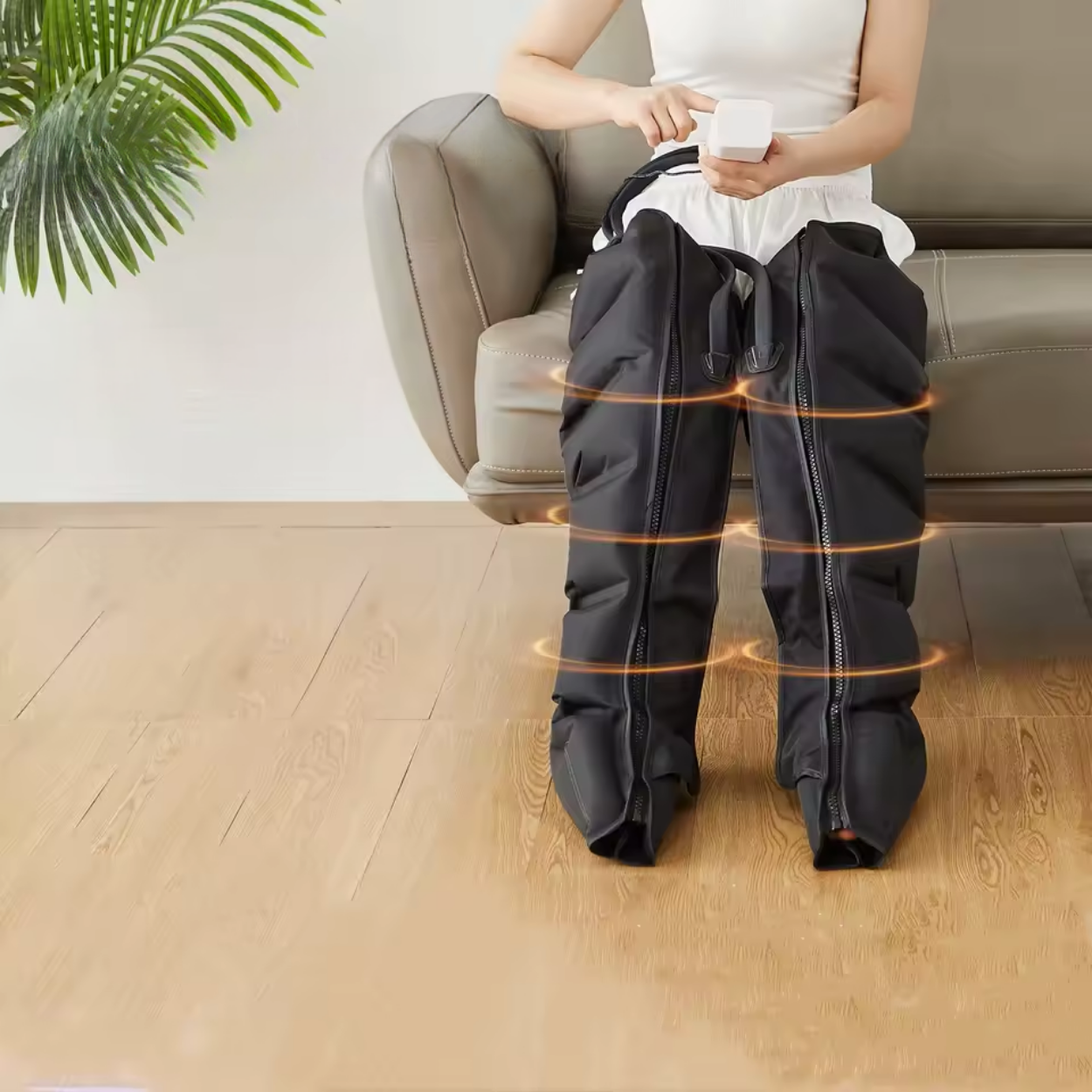 Aufblasbarer Beinmassager zur Entlastung müder Beine