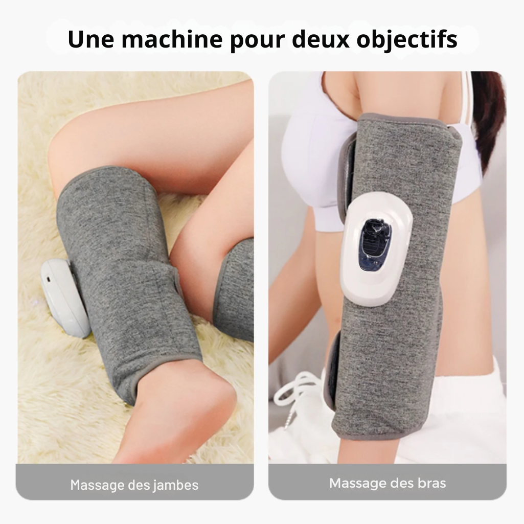 Masseur Mollets à Air Chauffant pour Douleur et Fatigue - Marcherelle