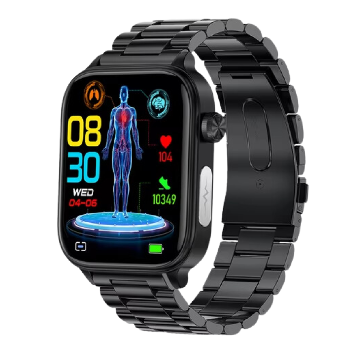 Fitness-Smartwatch mit EKG und Gesundheitsüberwachung
