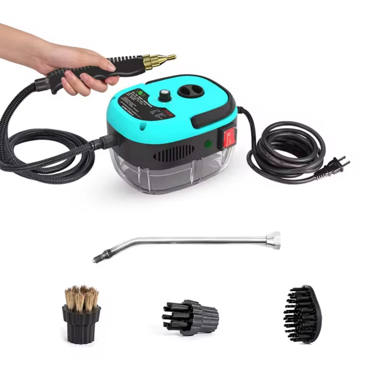 Leistungsstarker Dampfreiniger 2500W mit Hochdruck