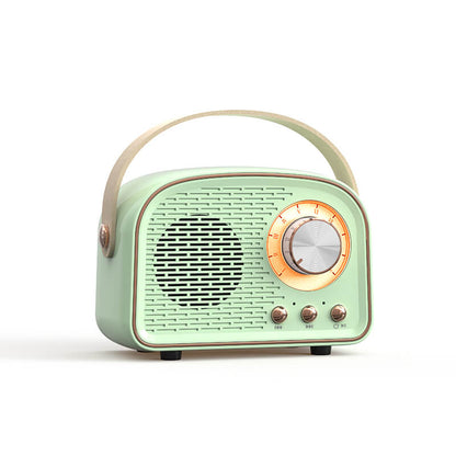 Elegante Retro-Bluetooth-Lautsprecher mit eindringlichem Klang