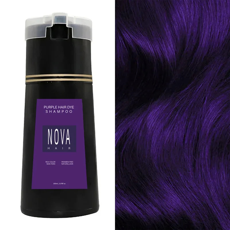 Lebensfrohes temporäres Farbschaumshampoo
