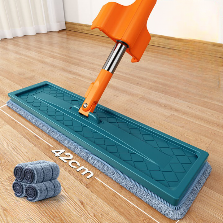 Ultrasaugfähiger Mikrofasermopp mit 4 kostenlosen Wischlappen