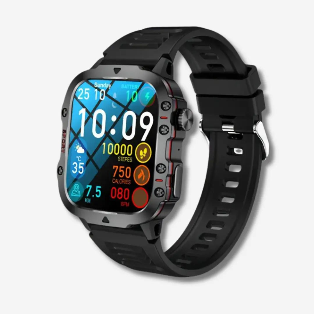 Montre de Sport Extérieure Intelligente - Conception Robuste pour Fitness - Foivo