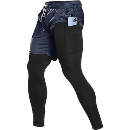 Wasserdichte und bequeme Laufhose mit doppelter Schicht