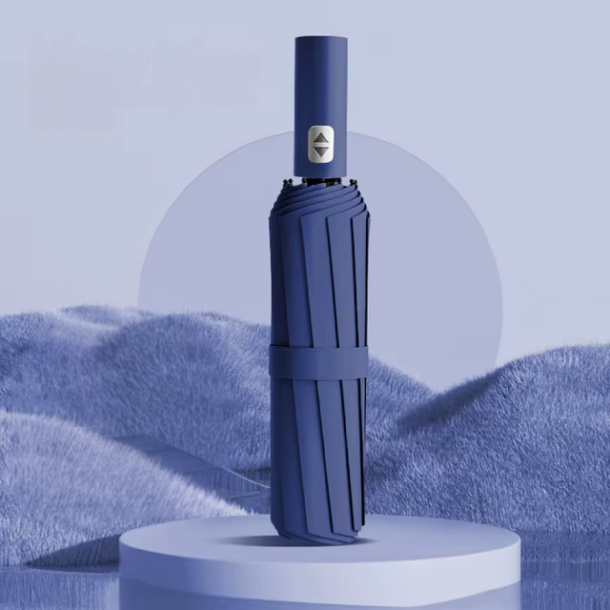 Kompakter, wasserdichter und UV-schützender Regenschirm