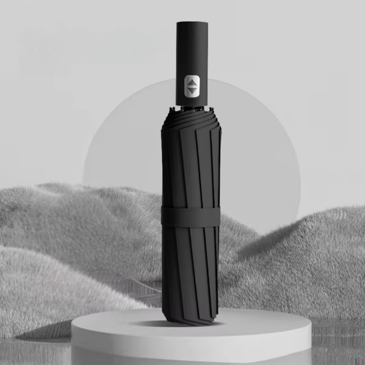 Kompakter, wasserdichter und UV-schützender Regenschirm