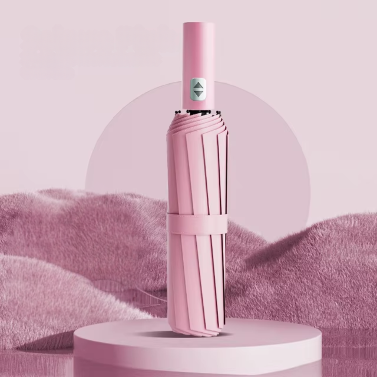 Kompakter, wasserdichter und UV-schützender Regenschirm