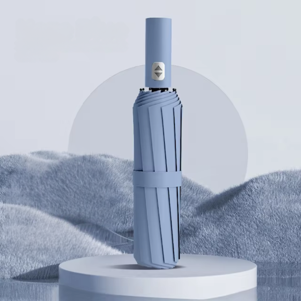 Kompakter, wasserdichter und UV-schützender Regenschirm