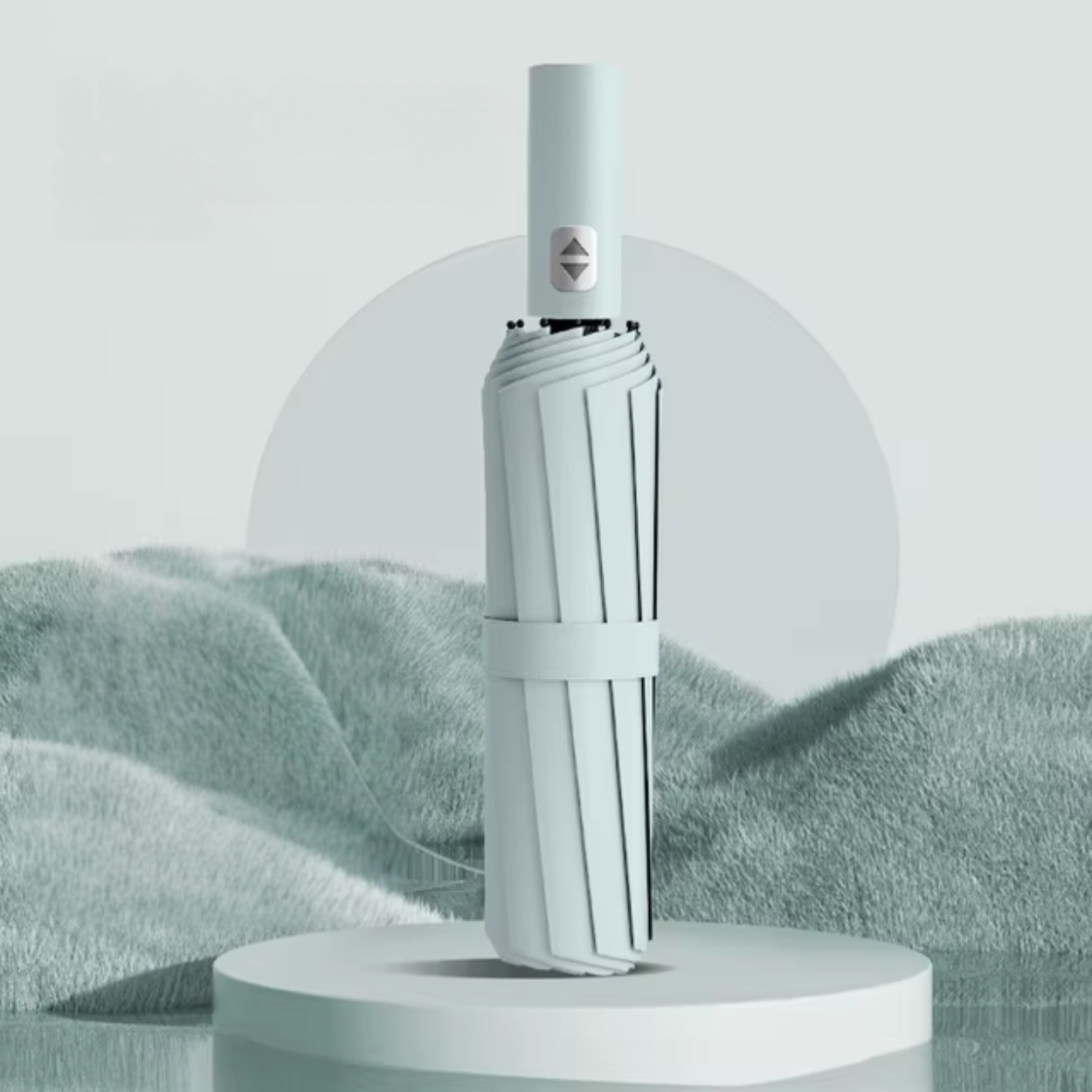 Kompakter, wasserdichter und UV-schützender Regenschirm