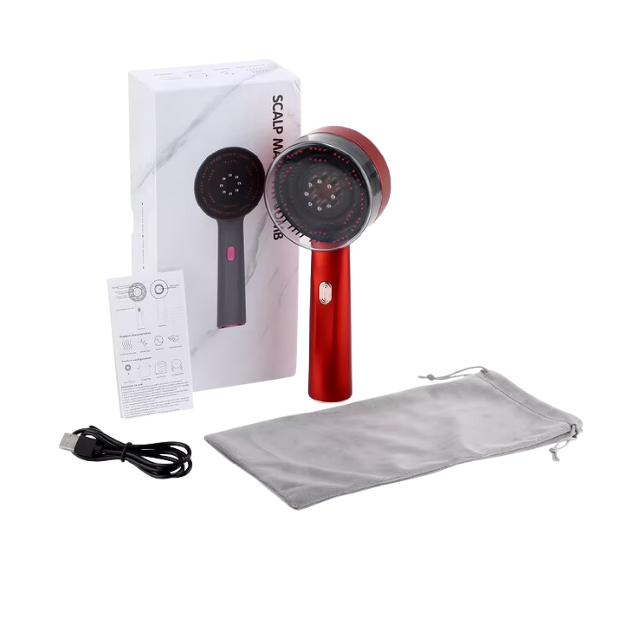 Elektrischer Entspannender Kopfhautmassagekamm