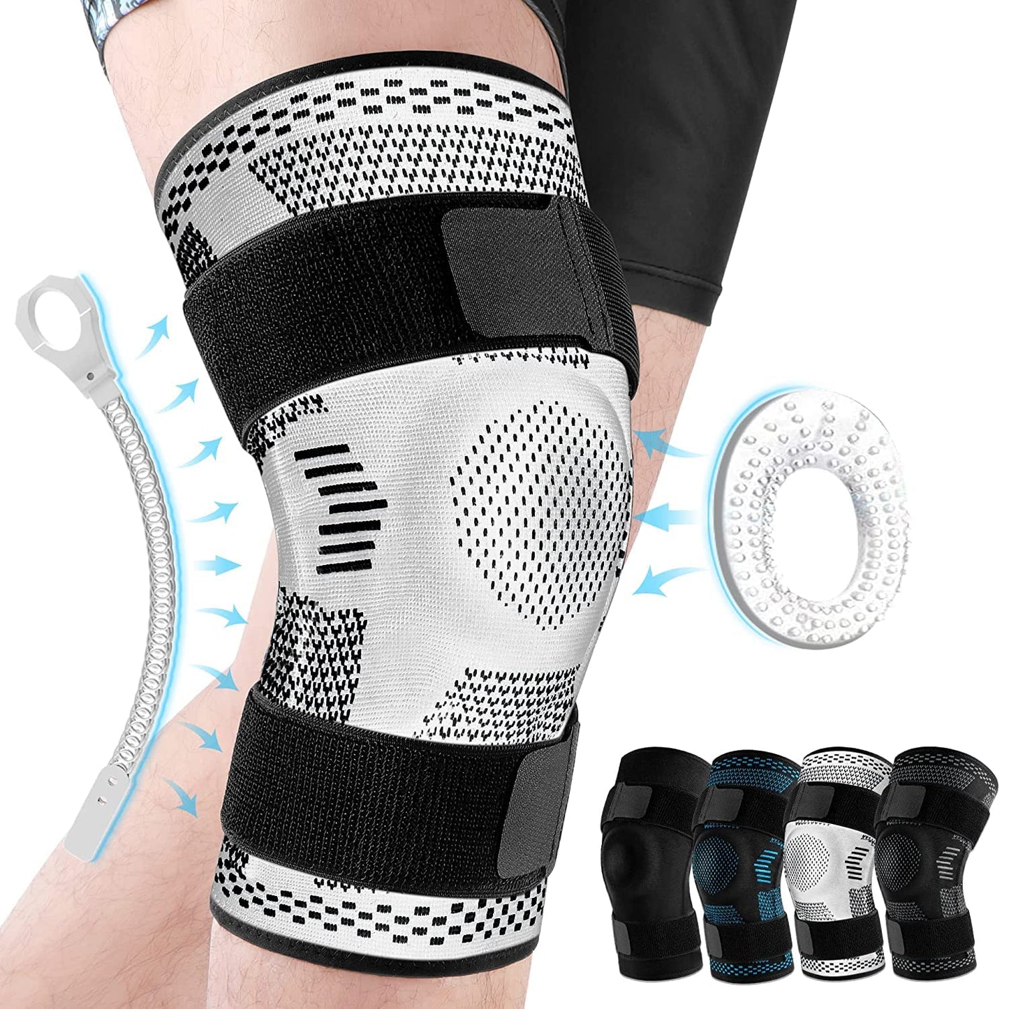 Schützende Sport-Kniebandage