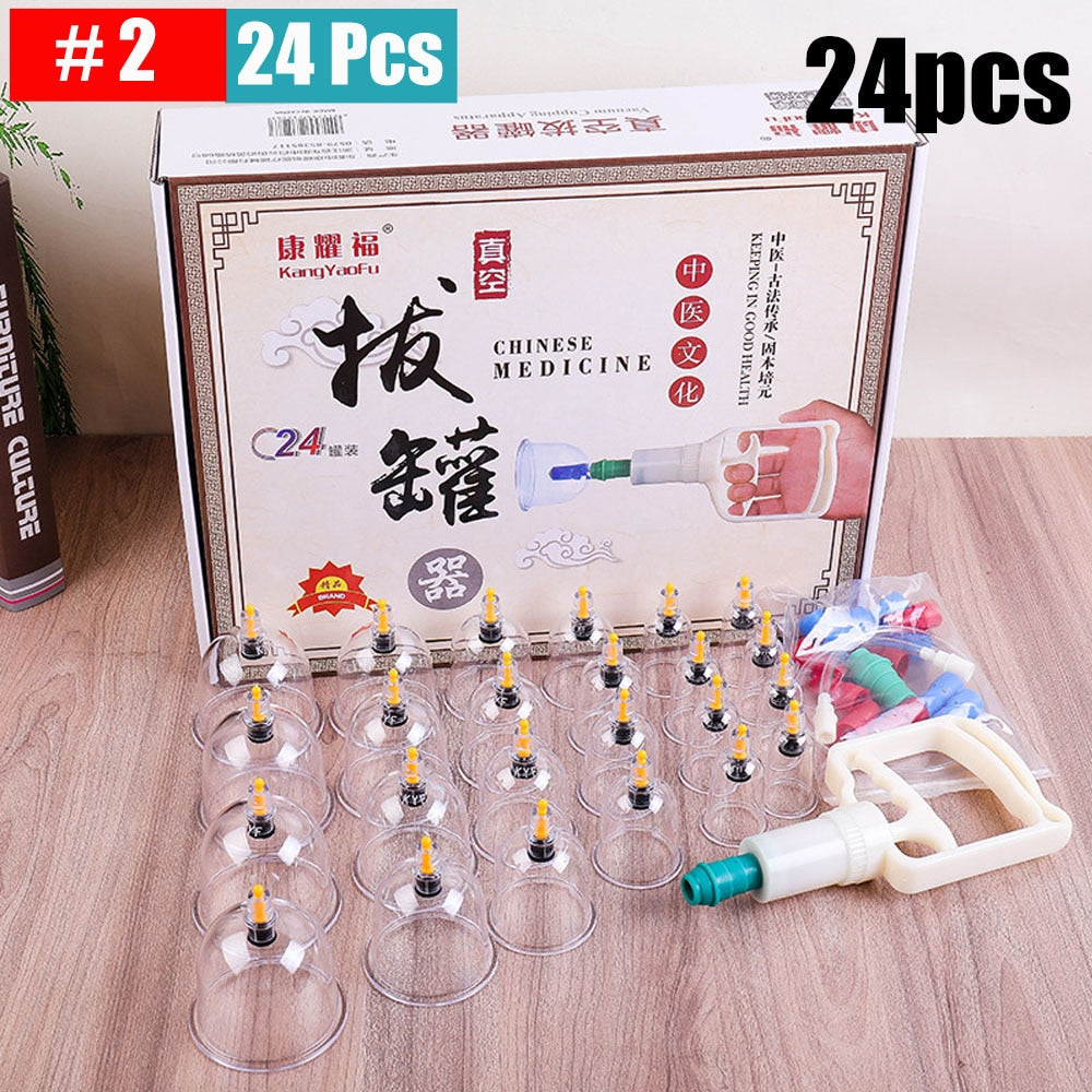 Traditionelles chinesisches Schröpftherapie-Set
