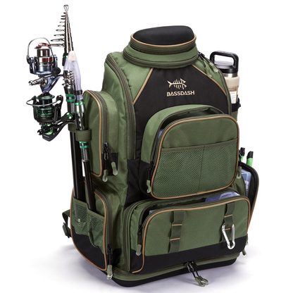 Wasserdichter und verstellbarer Angelrucksack für erfahrene Angler