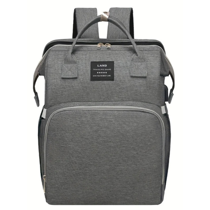 Wickeltasche mit Umbaufunktion, Reisebett und Kinderwagen