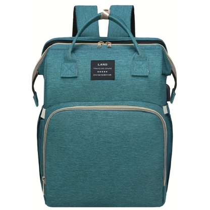 Wickeltasche mit Umbaufunktion, Reisebett und Kinderwagen