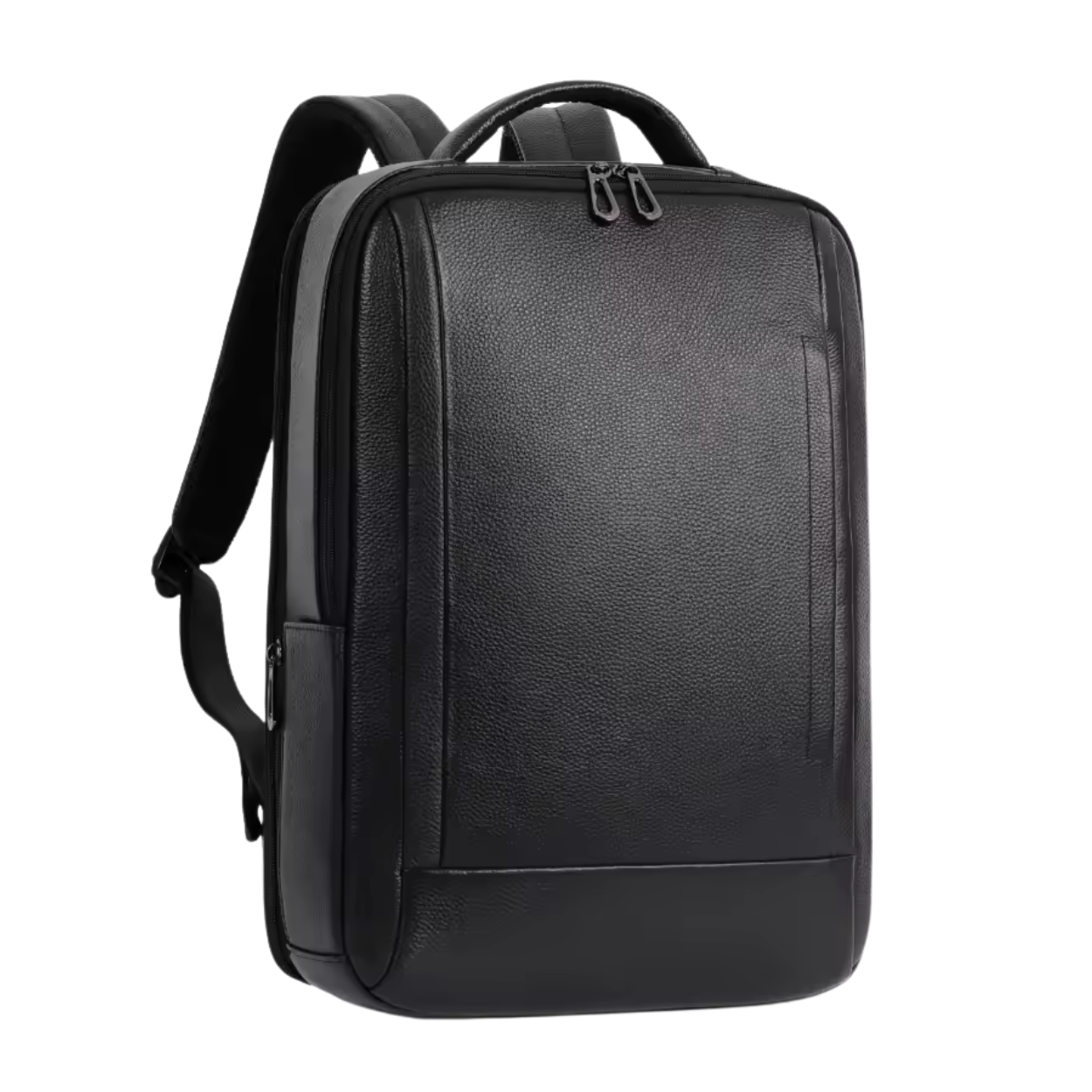 Retro Leder Laptop-Rucksack mit USB-Anschluss