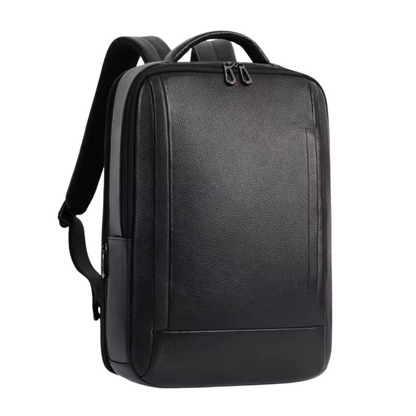 Retro Leder Laptop-Rucksack mit USB-Anschluss