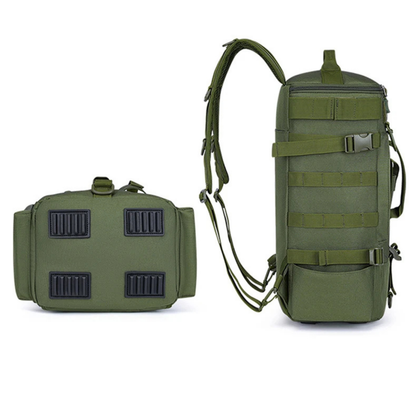 Wasserdichter und vielseitiger Angelrucksack für Wanderungen