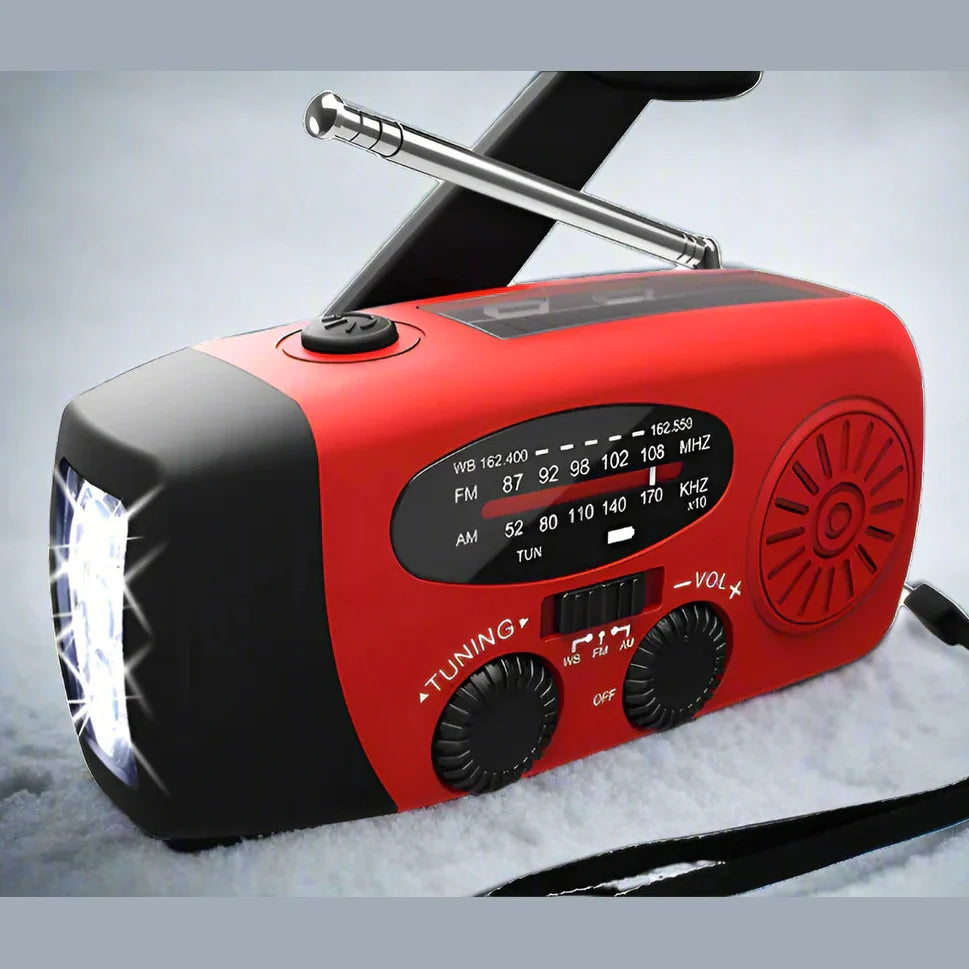 Radio de Secours Énergie Solaire pour Extérieur - Foivo