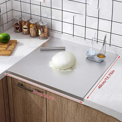 Professionelles Schneidebrett aus Edelstahl für die Küche