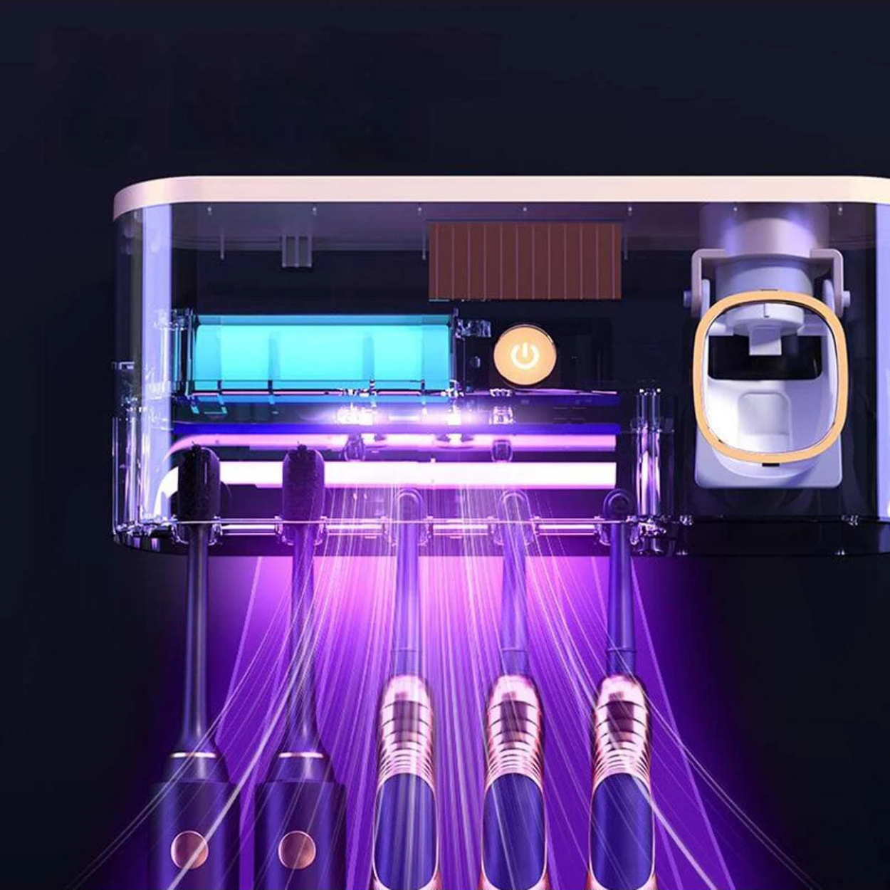 Wandmontierter UV-Sterilisator für Zahnbürsten