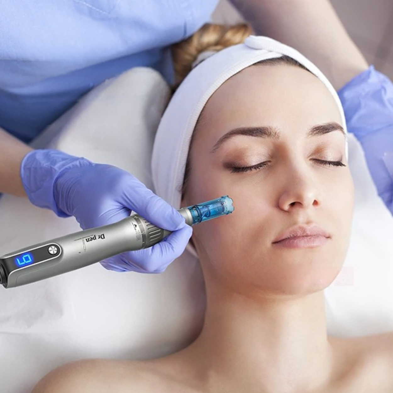 Professioneller Anti-Aging Microneedling-Stift für das Gesicht