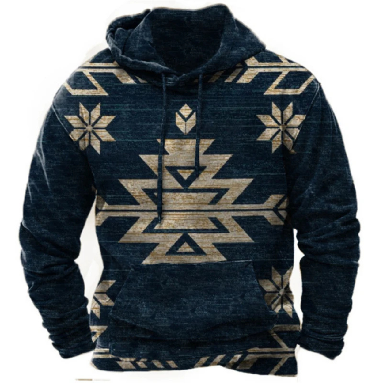 Bunter und bequemer Streetwear-Kapuzenpullover mit Aufdruck