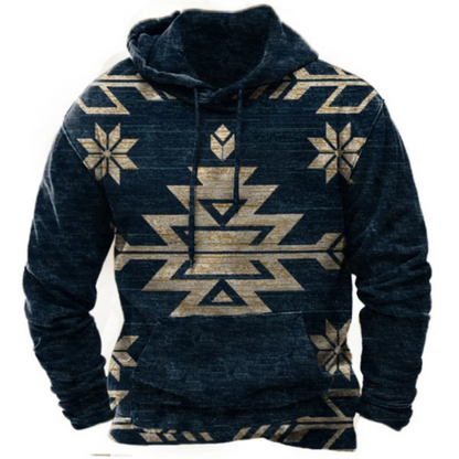 Bunter und bequemer Streetwear-Kapuzenpullover mit Aufdruck