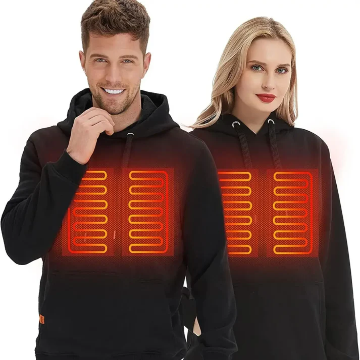 Elektrischer Kapuzenpullover für den Winter
