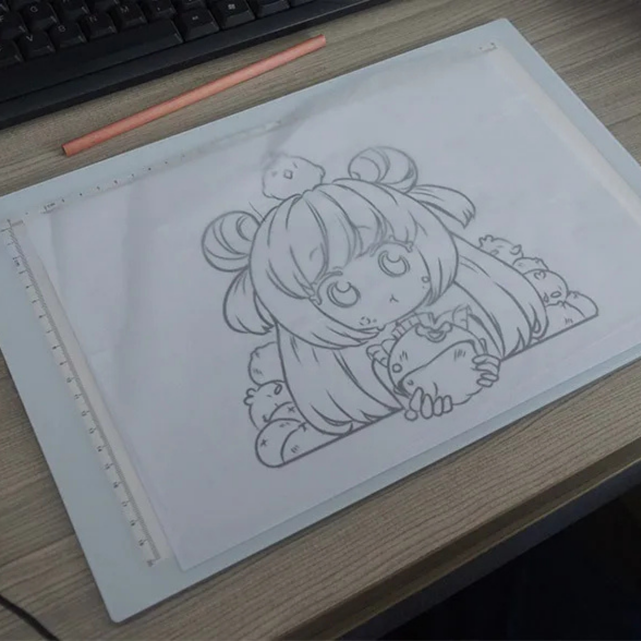 LED-Tablet mit Einstellbarem Leuchtenden Grafikbildschirm zum Zeichnen
