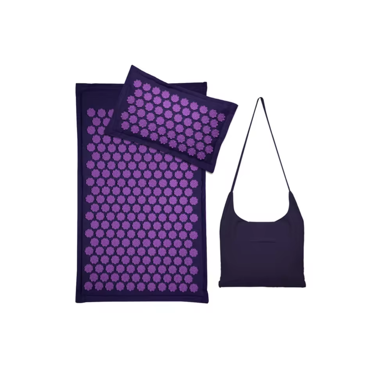 Entspannende Akupressur-Massage-Matte mit Blumenmuster