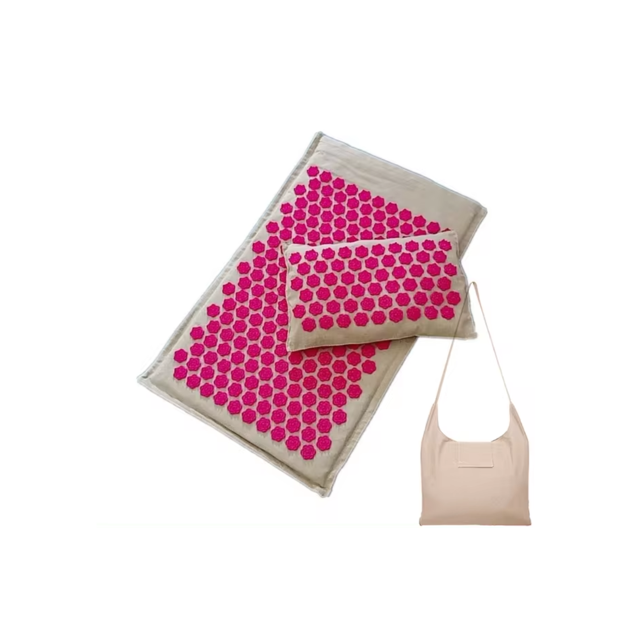 Entspannende Akupressur-Massage-Matte mit Blumenmuster