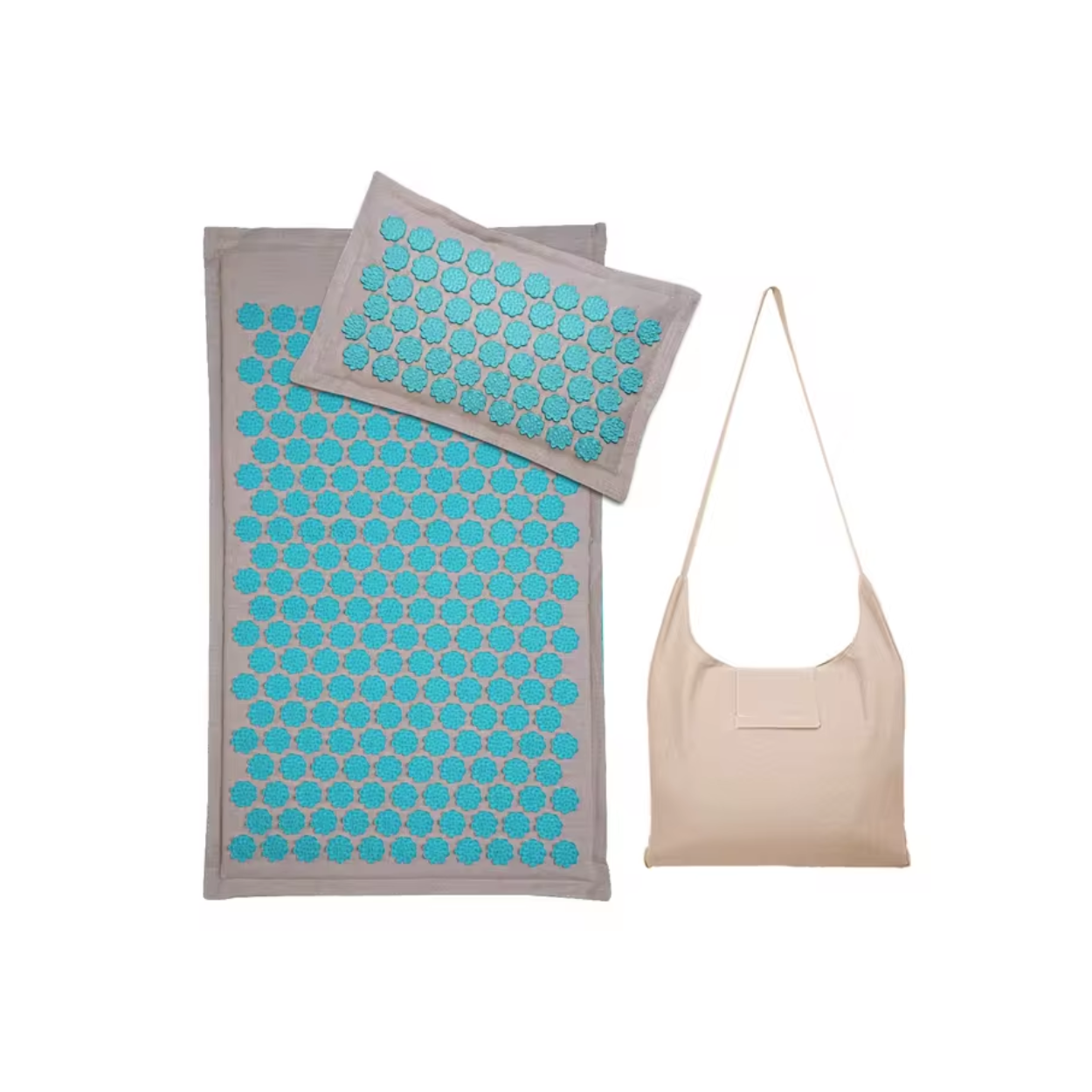 Entspannende Akupressur-Massage-Matte mit Blumenmuster