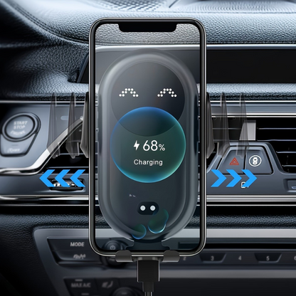 Intelligente Auto-Handyhalterung mit automatischem Einrasten