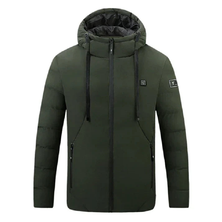 Elektrische Warme Jacke mit 4 Einstellbaren Wärmebereichen