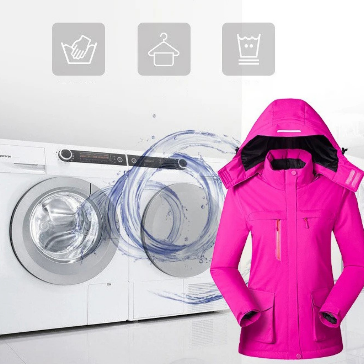 Wiederaufladbare elektrische warme Jacke