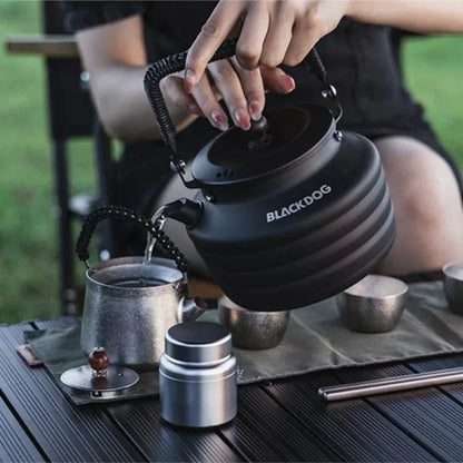 Leichte Camping-Teekanne aus Aluminium 1,3 L