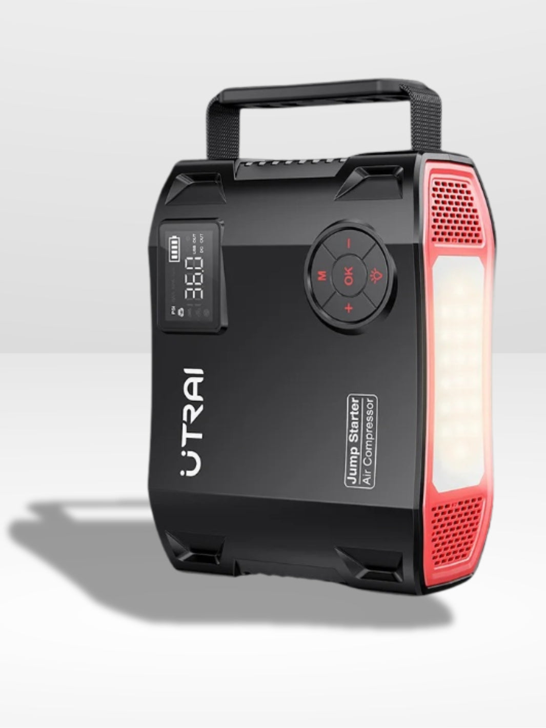 Kompakter und praktischer 4-in-1-Reifenfüller