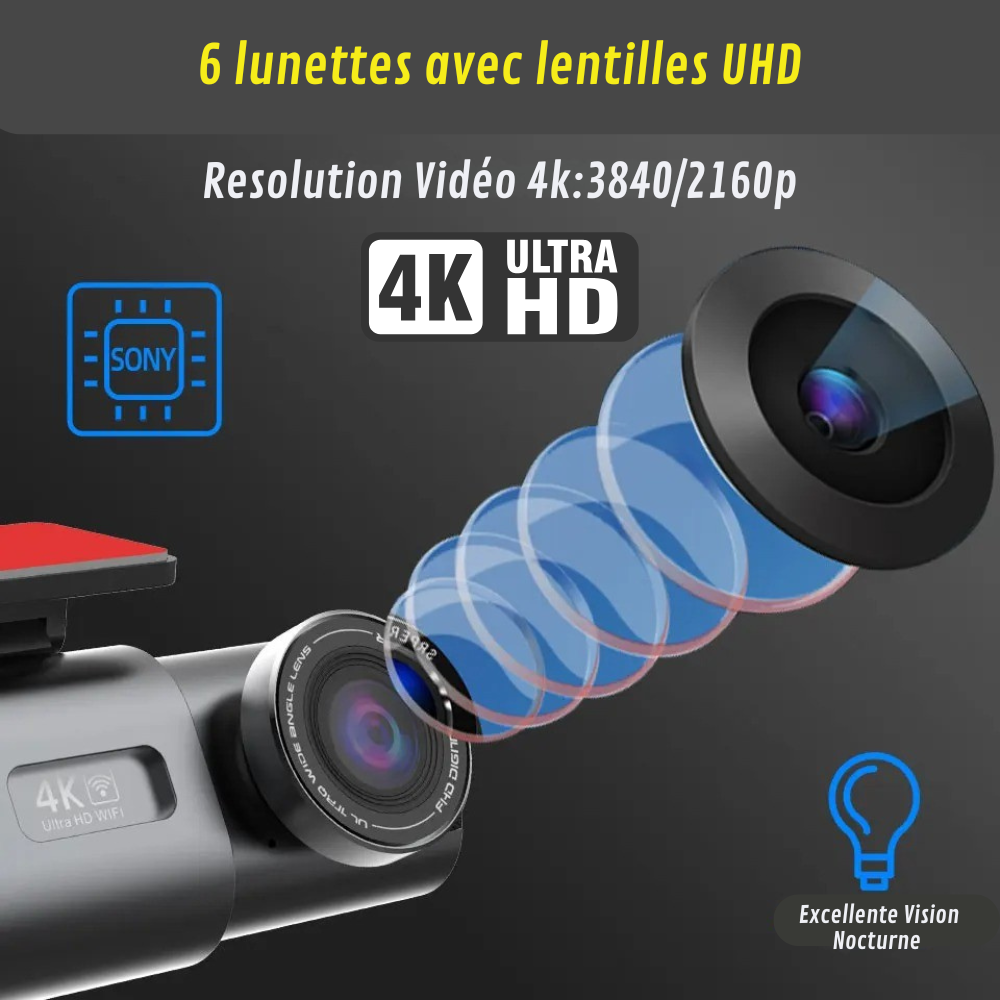 4K Full HD Auto-Kamera mit Daueraufnahme